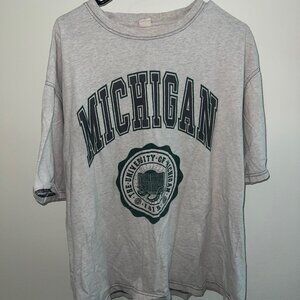 Tan Michigan University (L) Shirt